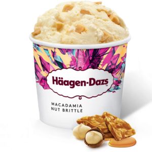 Glace Häagen-Dazs Macadamia nut brittle