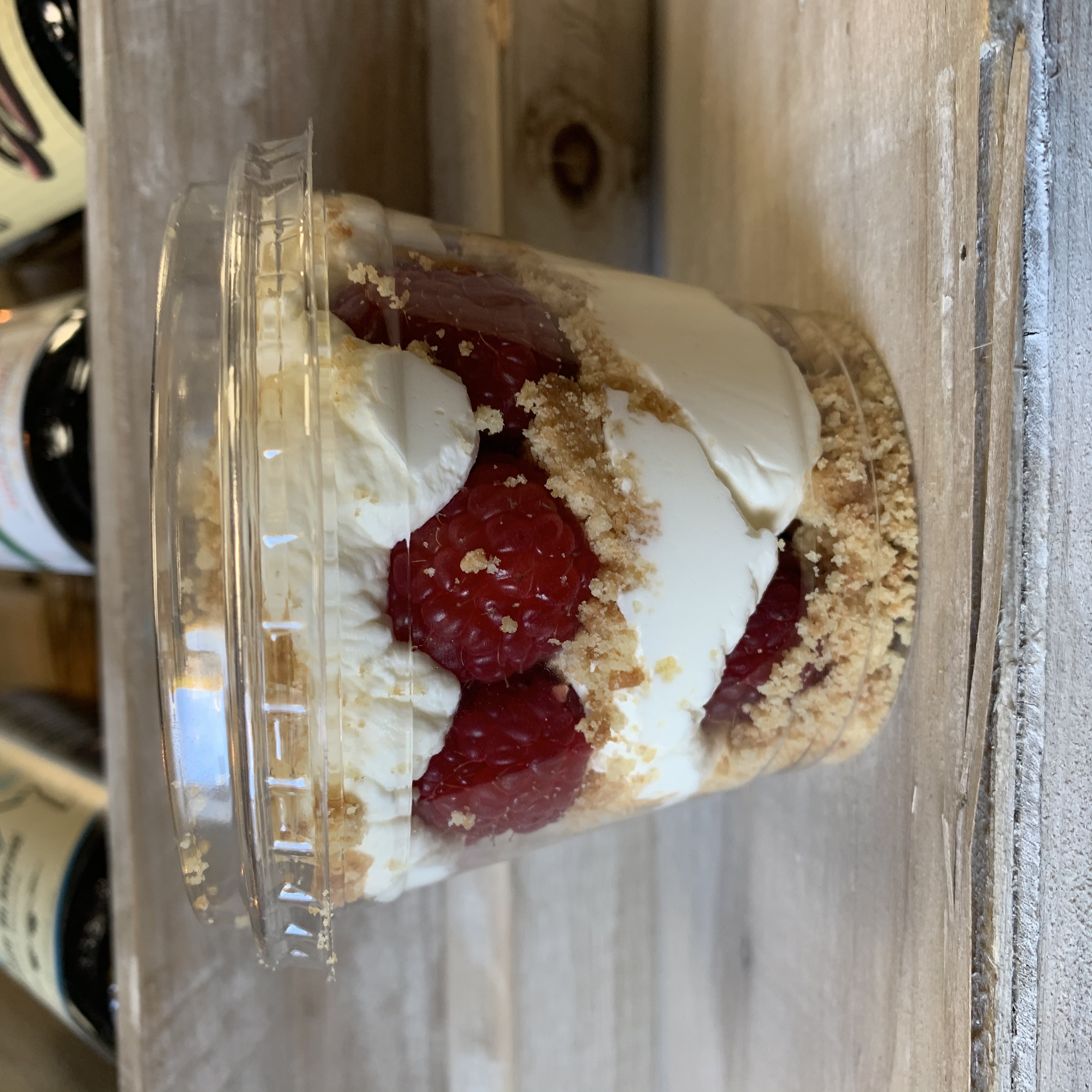 Verrine chantilly-framboise