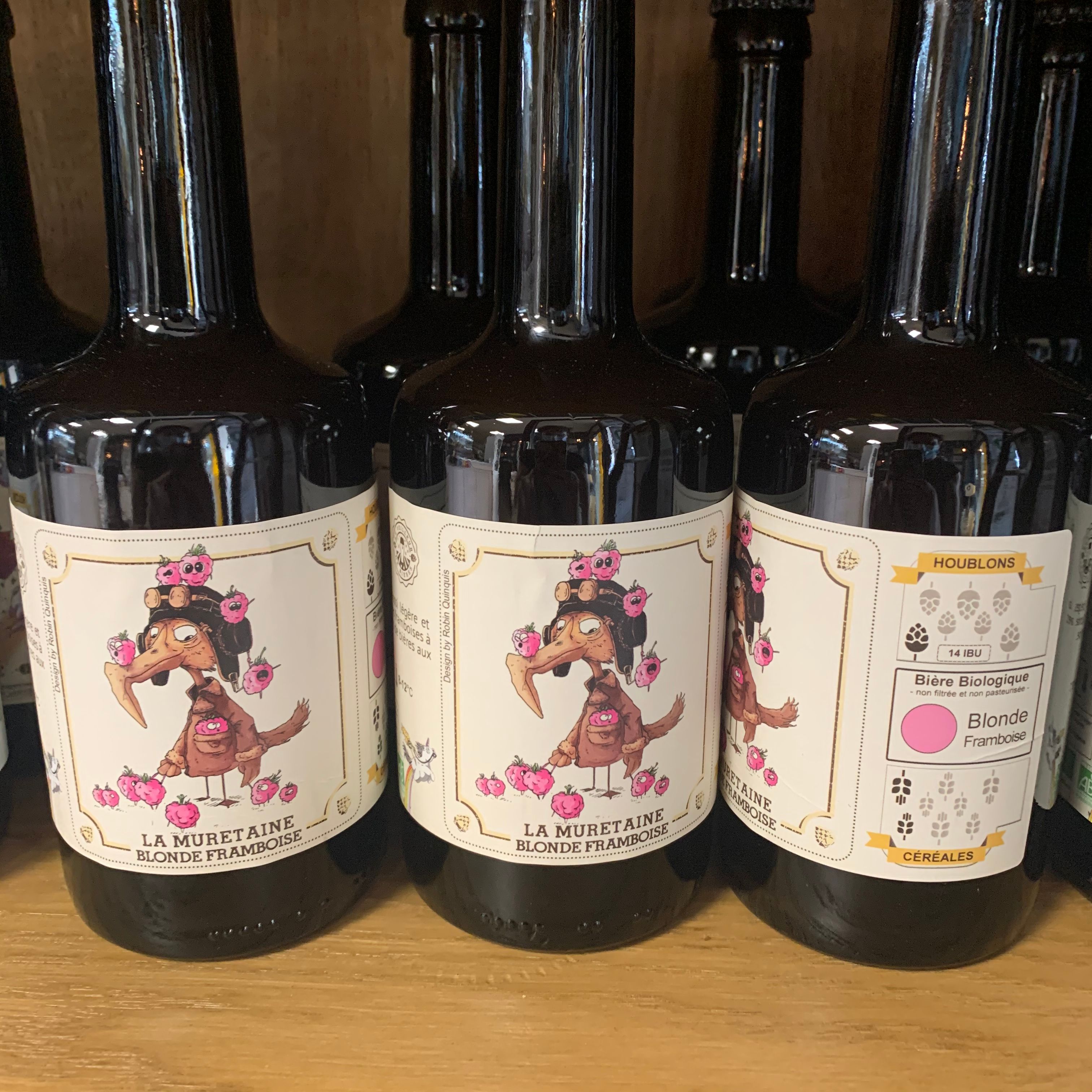 Bière Blonde Framboise La Muretaine